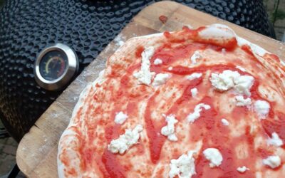 La pizza nel barbecue